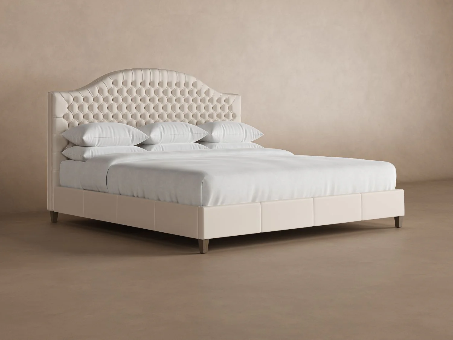 Archie Leather Bed - Image 10
