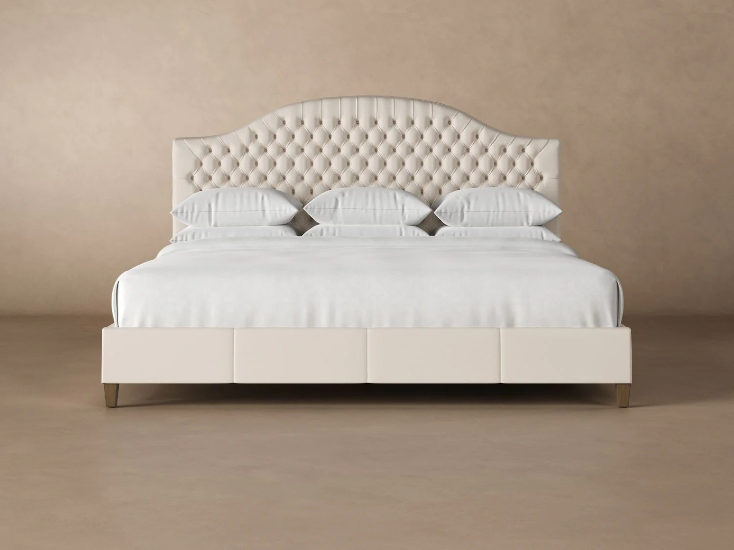 Archie Leather Bed - Image 11