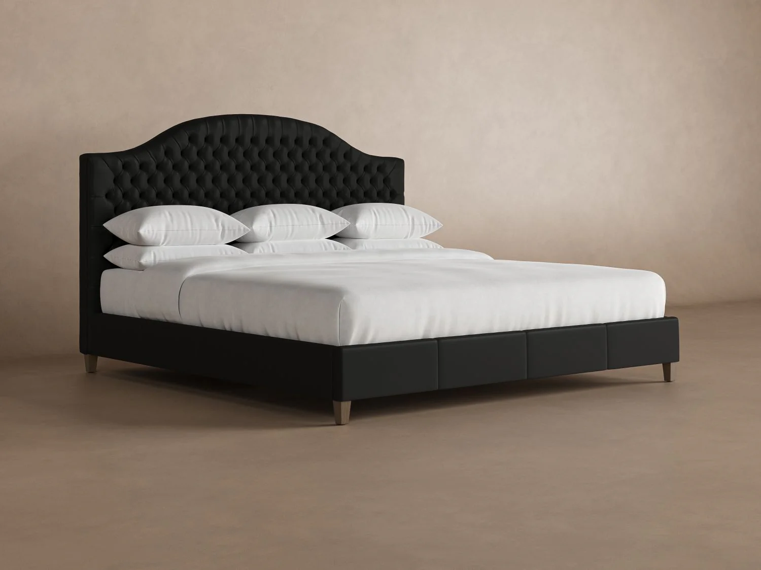Archie Leather Bed - Image 13
