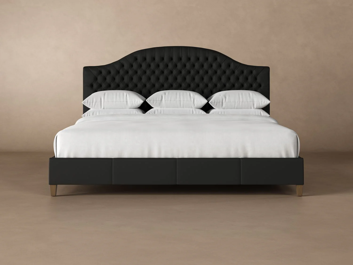 Archie Leather Bed - Image 14