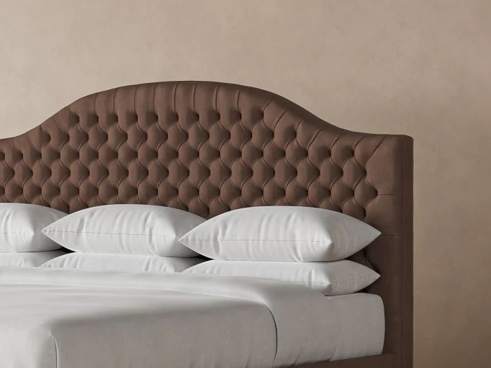 Archie Leather Bed - Image 3
