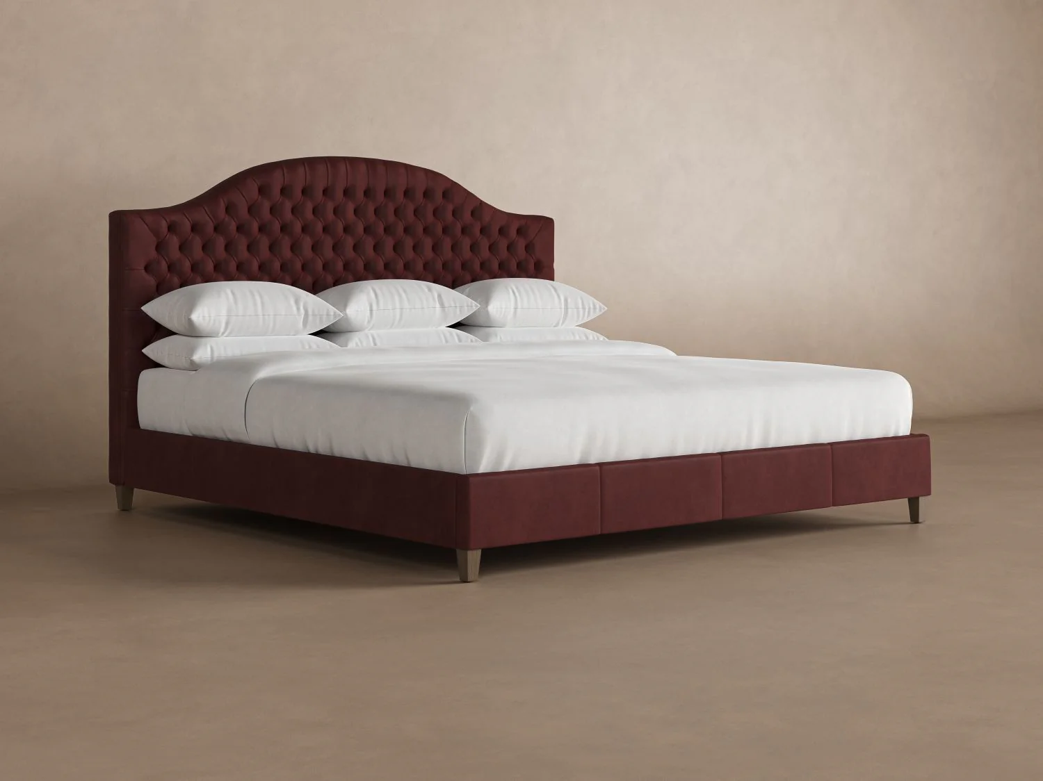 Archie Leather Bed - Image 7