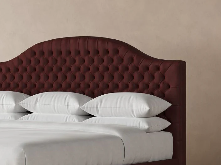 Archie Leather Bed - Image 9