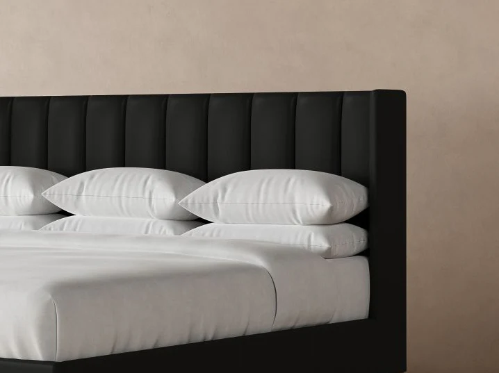 Elias Leather Bed - Image 15