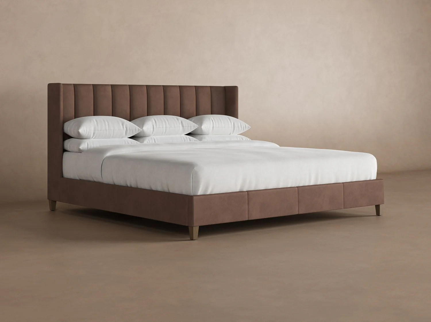 Elias Leather Bed - Image 4