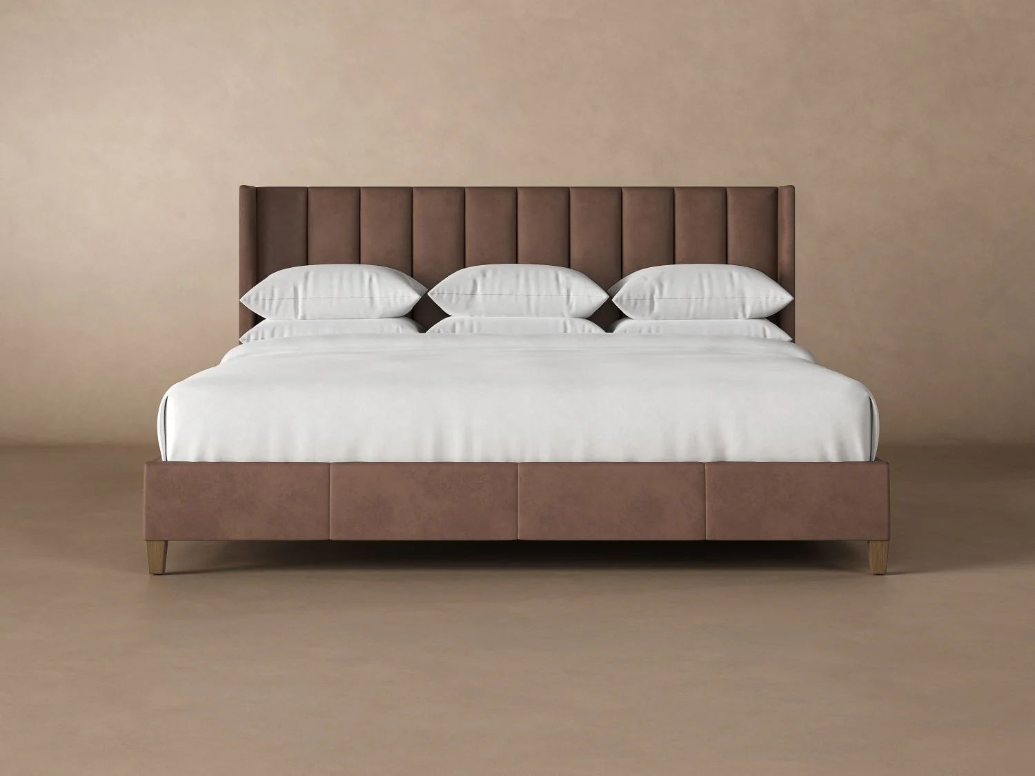 Elias Leather Bed - Image 5