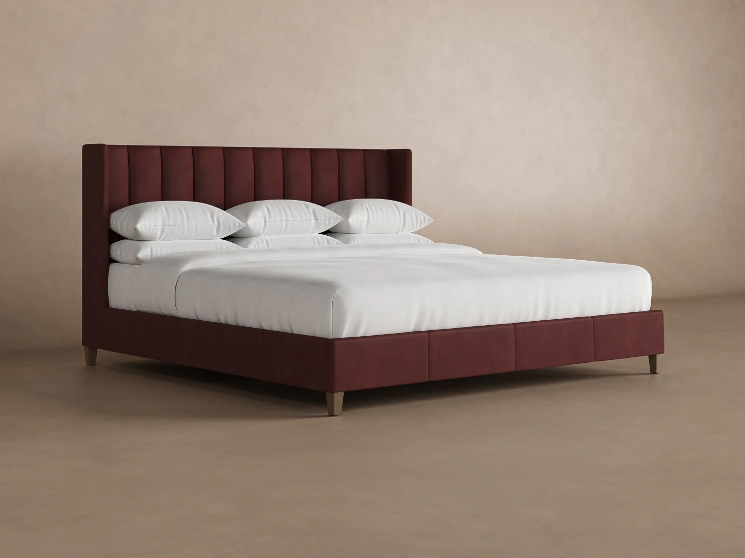 Elias Leather Bed - Image 7