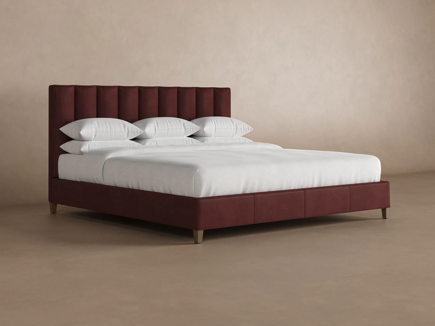 Kenai Leather Bed - Image 4