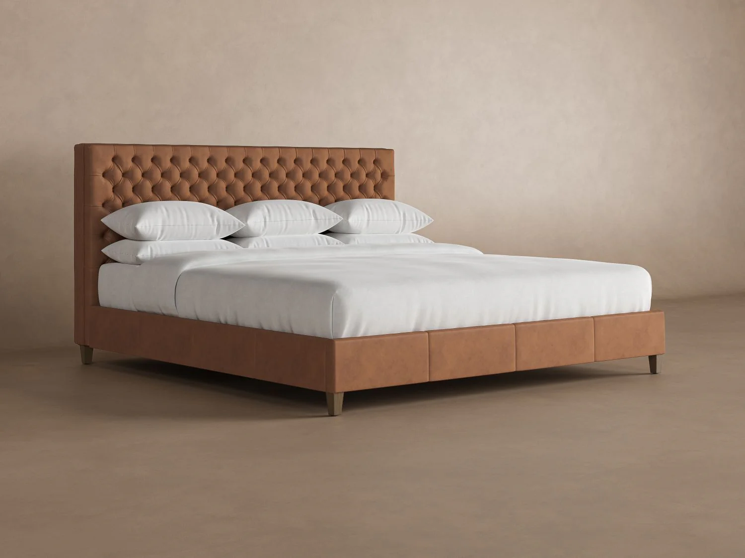 Kincaid Leather Bed - Image 4