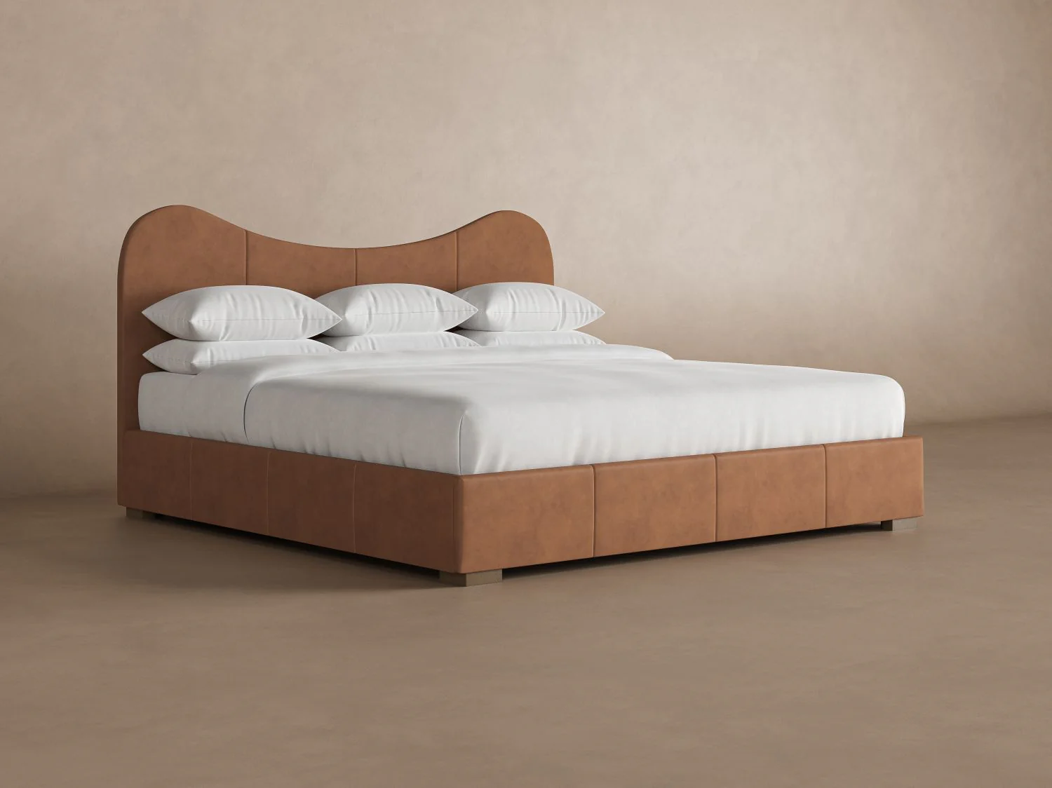 Wave Leather Bed - Image 10