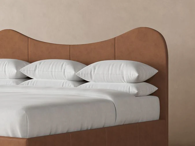 Wave Leather Bed - Image 12