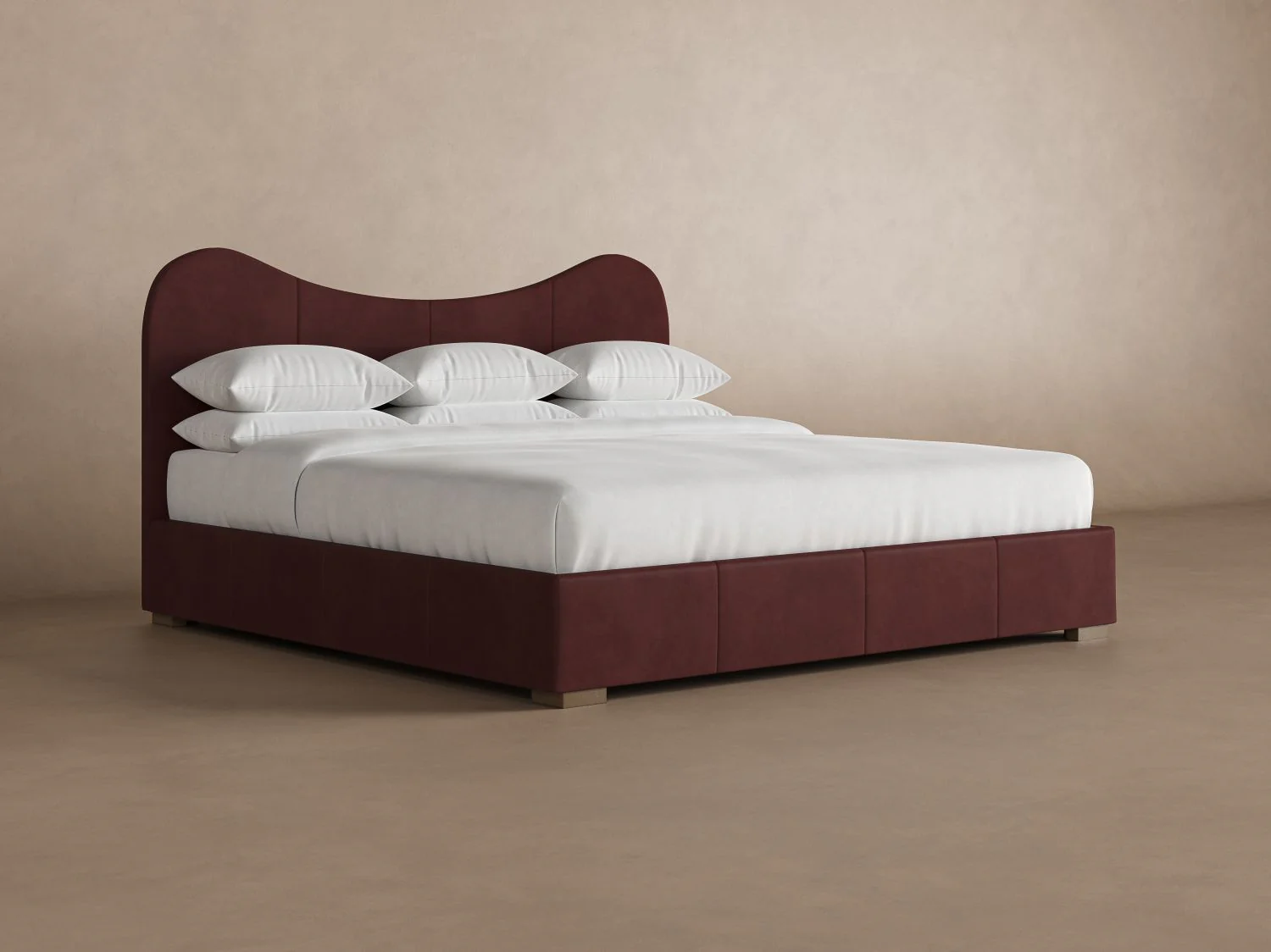 Wave Leather Bed - Image 13