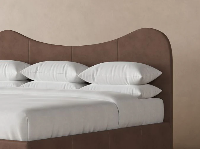 Wave Leather Bed - Image 3