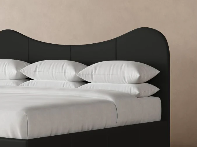 Wave Leather Bed - Image 6