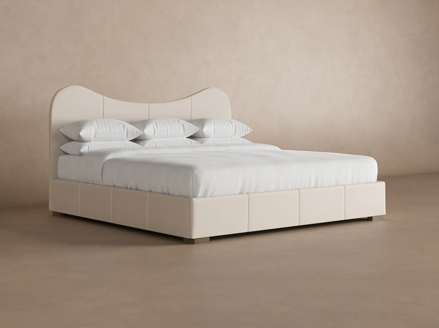 Wave Leather Bed - Image 7