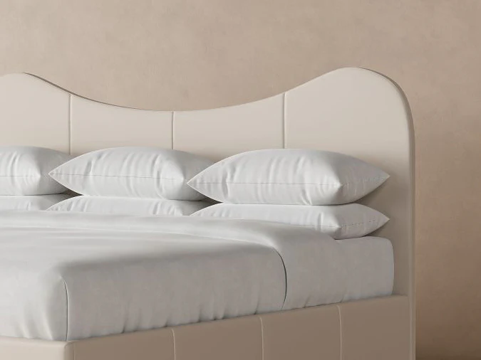 Wave Leather Bed - Image 9